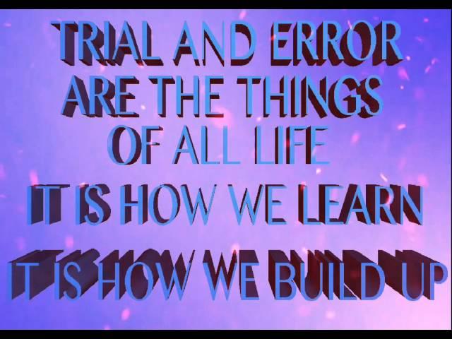 TRIAL AND ERROR brendan wilson