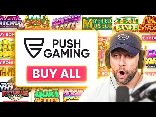 BUYING a BONUS on EVERY PUSH GAMING SLOT!! (Bonus Buys)