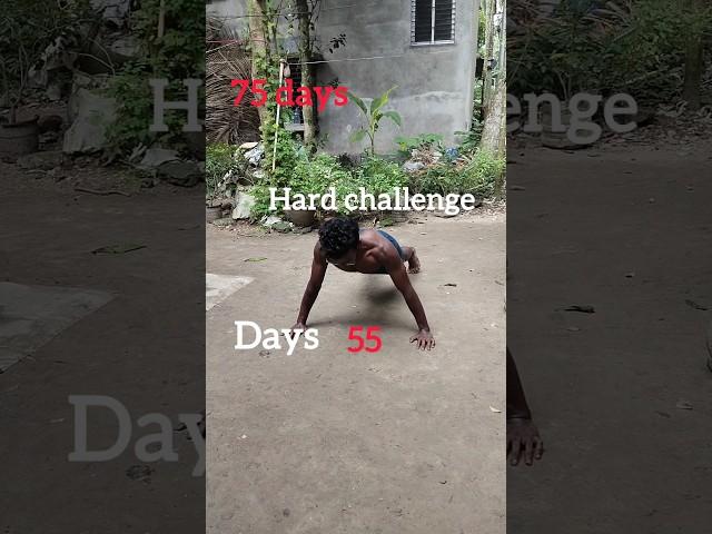 75 days Hard challenge  days 55 #fitnessmotivation #fitness #workout #workoutmotivation #shorts