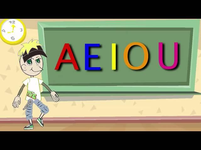 La Canción de las Vocales - A E I O U - Educación Infantil - Pre-escolar -Lunacreciente