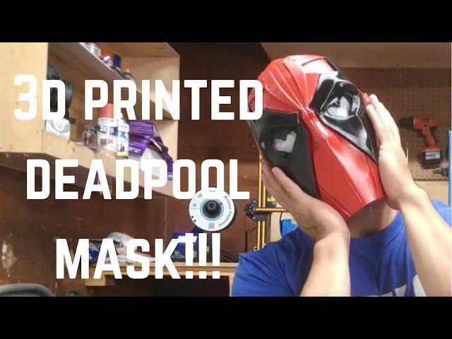 CRAZY 3d Printed Deadpool Mask