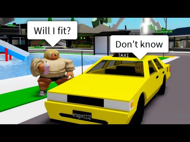 ROBLOX Brookhaven RP - FUNNY MOMENTS (TAXI 14)