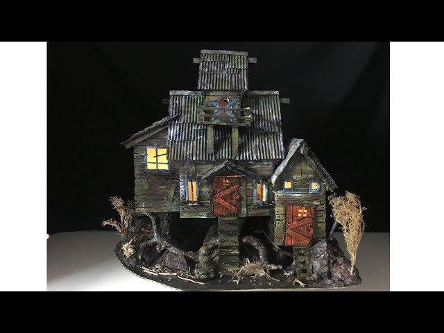 DIY Witch House Using Cardboard!