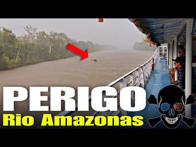 INACREDITÁVEL  PERIGO MORTAL! SE NÃO FILMA NINGUÉM ACREDITA VIAGEM DE BARCO MACAPÁ A BELÉM AMAZONAS