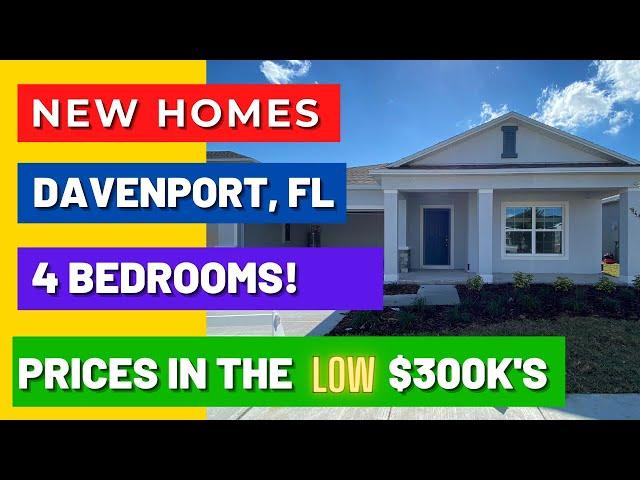 NEW COMMUNITY 4 Bedroom New Homes For Sale in Davenport / 4 Corners Area Florida