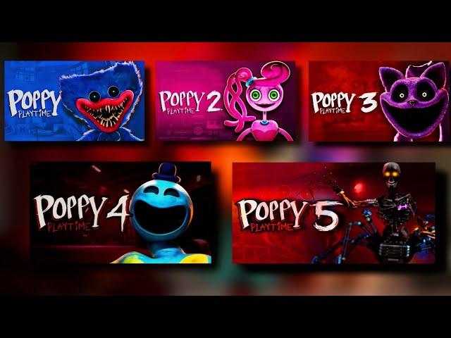 POPPY PLAYTIME CHAPTER 1, 2, 3, 4 & 5 FULL GAME + ALL ENDINGS! (SECRET LORE & FINAL BOSS REVEALED!)