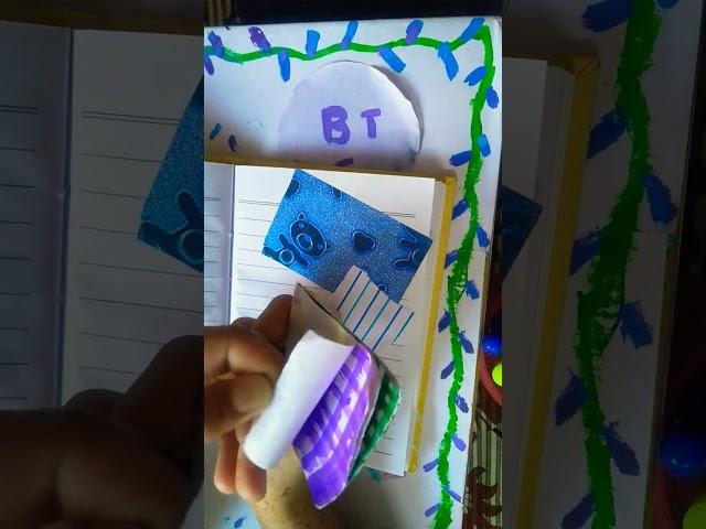 Blue journalling #shortvideo #journal #blue journal #iqra's diy craft