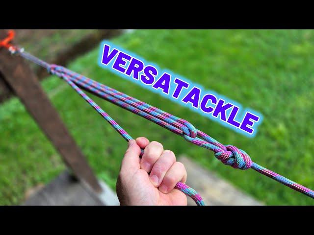 VERSATACKLE The Trucker's Hitch on Steroids ? 2 VERSIONS Tutorial