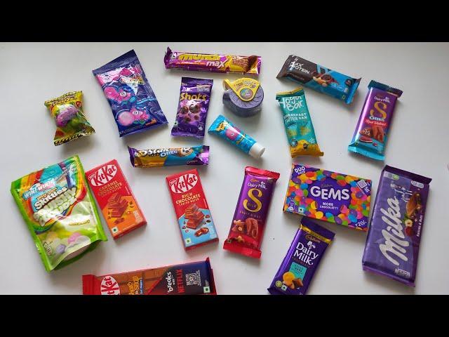 100 of chocolates, surprise toys, chocolate opening video, lots of chocolates,Cadbury celebration