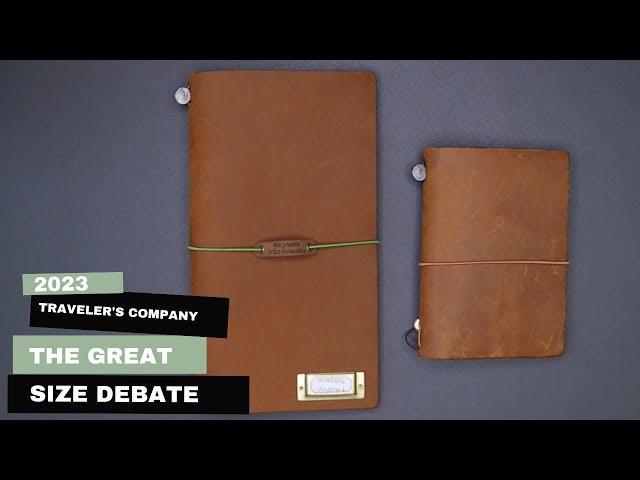 TRAVELER'S NOTEBOOK | WHICH DO YOU CHOOSE | PASSPORT TN OR STANDARD TN