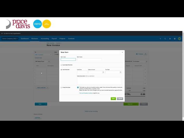 Xero 'How To' Series: Episode 3 Creating & Sending Invoices