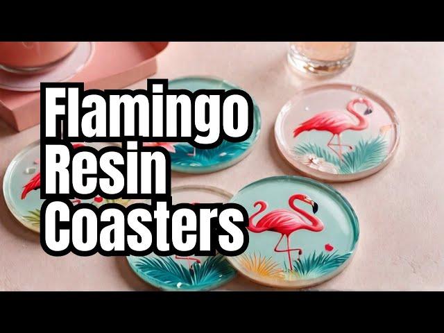 Flamingo Resin Coasters: A Must-Have Decor Item