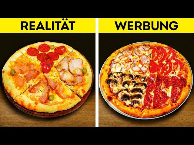 ESSEN IN DER WERBUNG VS. REALITÄT || Tricks der Werbung, um uns Lebensmittel schmackhaft zu machen