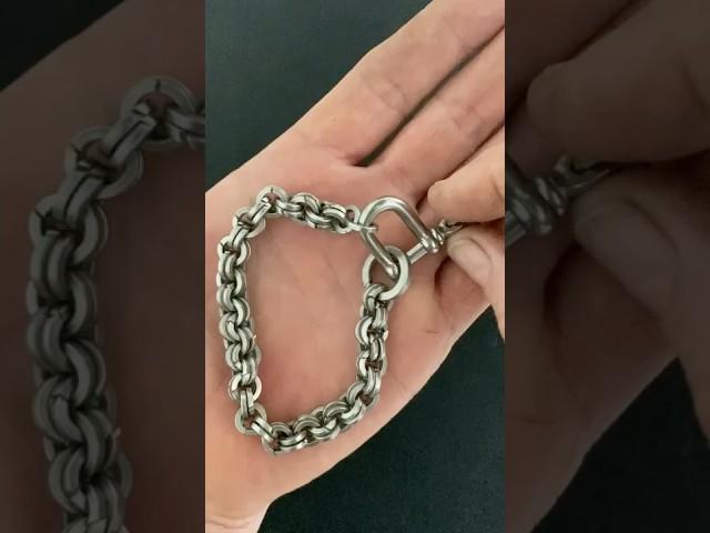 making stainless steel jewelry, mens bracelet.