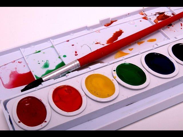 Learn Alphabet with Watercolor Paints for Kids  | Daknik Cutie TV