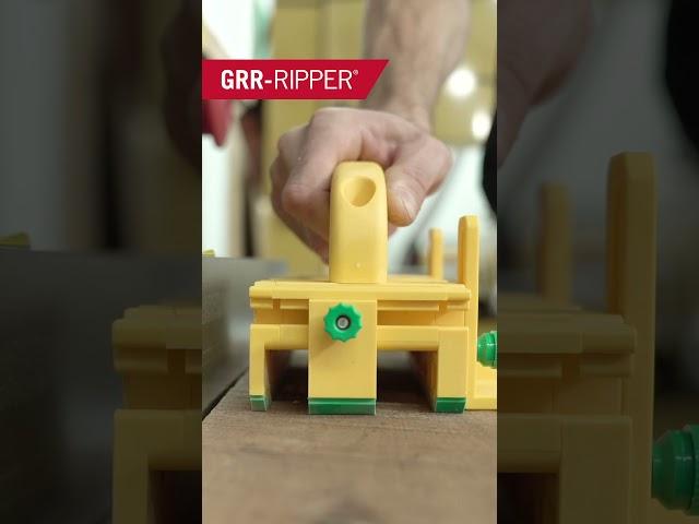 Happy Woodworking Safety Week! Protect your hands and prevent kickback with the Grr-ripper! #shorts