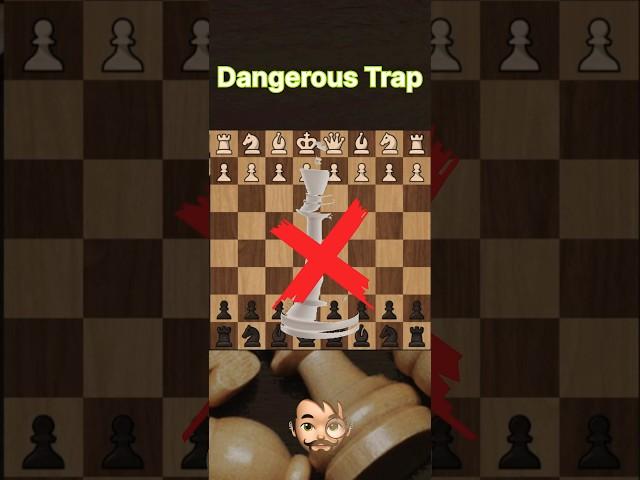 Dangerous trap for black #chess #chesstraps #chessopeningtraps