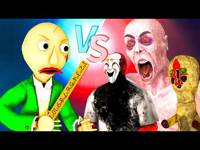 БАЛДИ РЕМАСТЕР vs SCP - ФИЛЬМ (Крипипаста Все Серии Baldi's Basics Classic Remastered Анимация 3D)