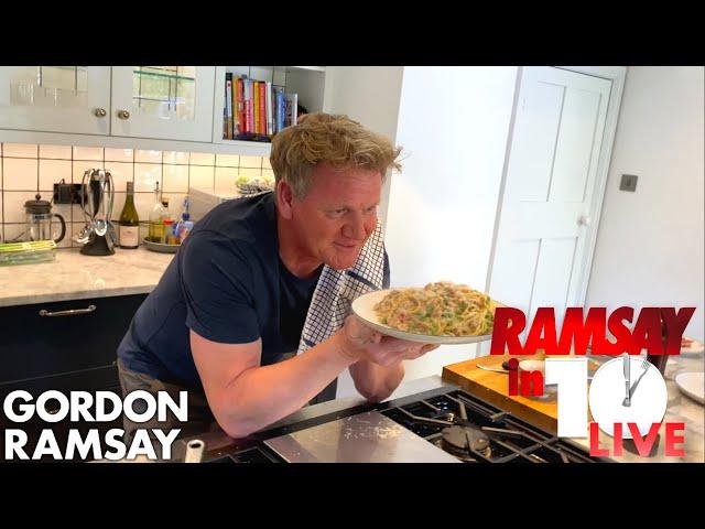 Gordon Ramsay Cooks Carbonara in Under 10 Minutes | Ramsay in 10