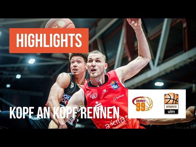 Kopf an Kopf Rennen! NINERS Chemnitz - ratiopharm ulm - BBL Highlights