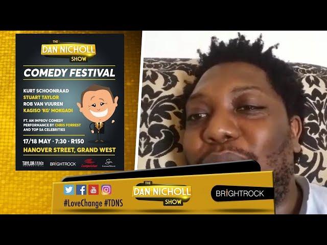 It's KG at The Dan Nicholl Show Comedy Festival!