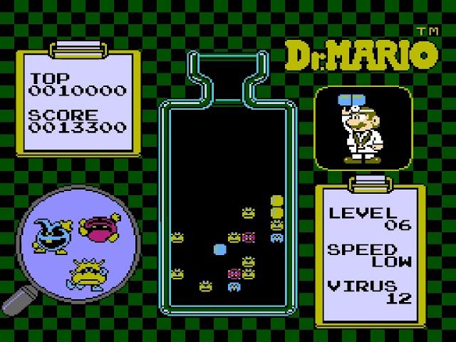 Dr. Mario/Space Hospital (NES) Longplay Level 0-Level 20 | P82Gaming