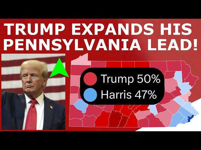 Donald Trump EXPANDS His Lead in Pennsylvania!