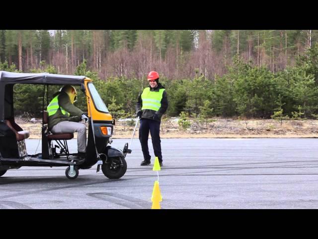 Brake test with auto rickshaw - Auto Rickshaw LTU