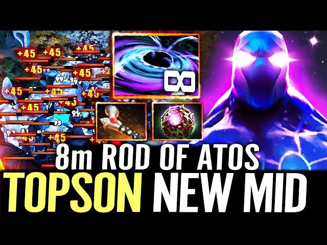  TOPSON Enigma 100% NEW MID — Rod of Atos 1st ITEM + Octarine META EZ Solo Kill Storm Dota 2 Pro