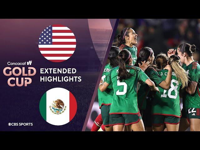 United States vs. Mexico: Extended Highlights | CONCACAF W Gold Cup I CBS Sports