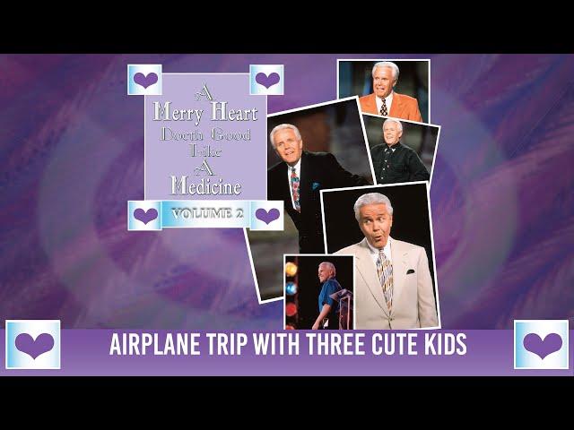 Merry Heart: Airplane Trip With Three Cute Kids | Jesse Duplantis