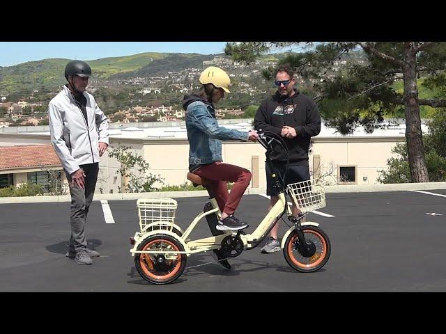 SENIORS Try Out INCREDIBLE ELECTRIC FOLDING TRIKE! - Watch the Results | 3 Wheel E Trike that Folds