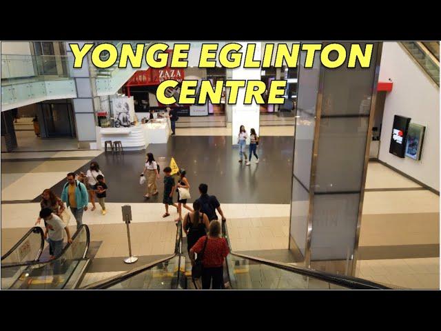 Midtown Toronto Shopping Complex Tour - Walking The YONGE EGLINTON CENTRE Urban Format Shopping Mall