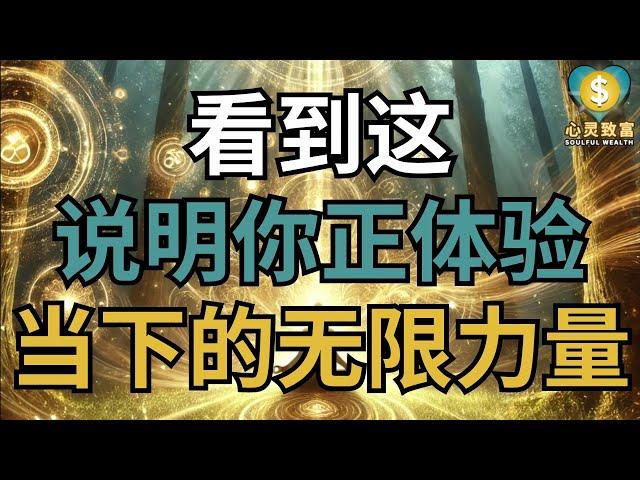 看到这说明你正体验当下的无限力量 | 心灵致富 Soulful Wealth