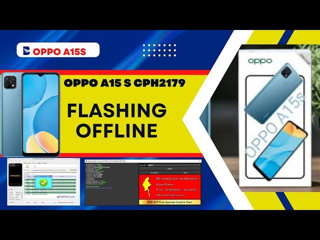 #Oppo A15S CPH2179 Full Flash Dead Boot Repair #Hang on Logo Fix With Free Tool #Offline Flashing