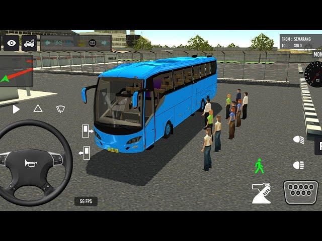 Indonesia Coach bus driving | Euro bus simulator 2025 Android gameplay || Level 35