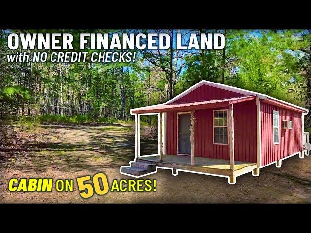 Cheap Cabin on 50 Acres - Easy Owner financed land for sale in the Ozarks of Missouri! - WH08