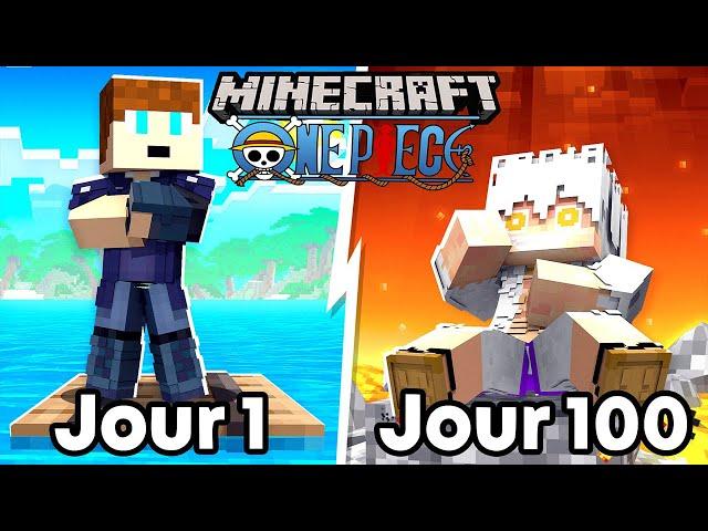 100 JOURS sur Minecraft One Piece ! (Mine Mine No Mi)