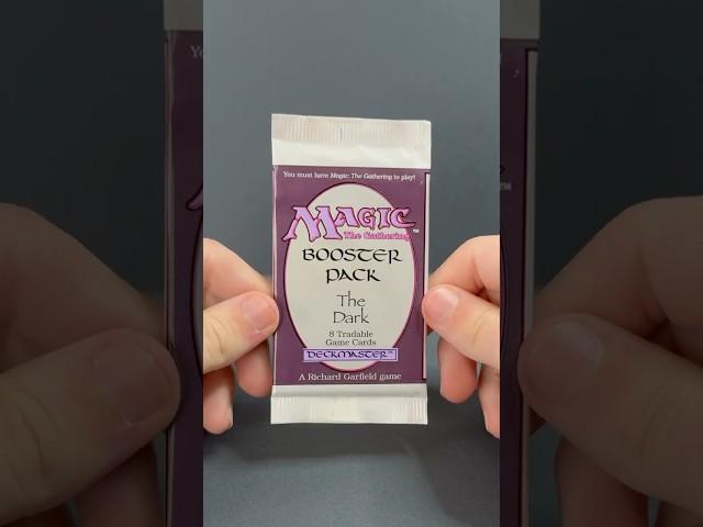 Opening a Booster Pack of The Dark from 1994 #mtg #magicthegathering