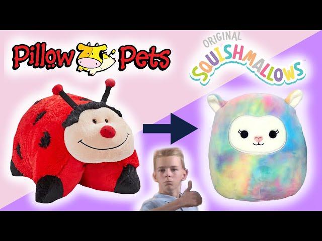 From Pillow Pets to Squishmallows: The Evolution of Throw Pillow Animals