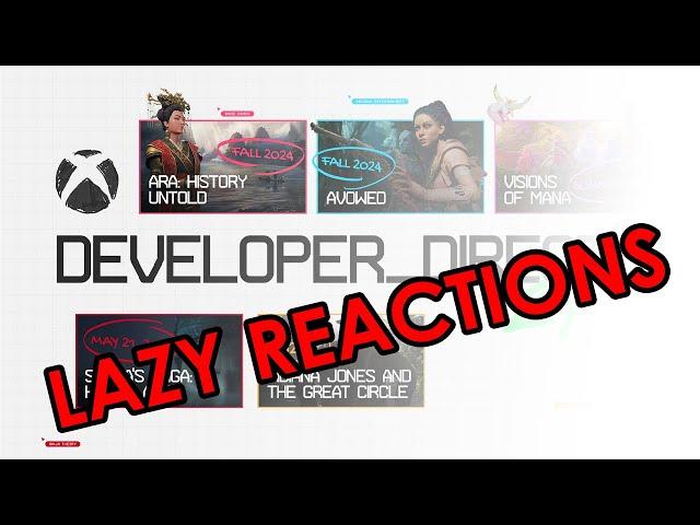 Xbox Developer Direct Jan 2024 (FULL) | LAZY REACTION