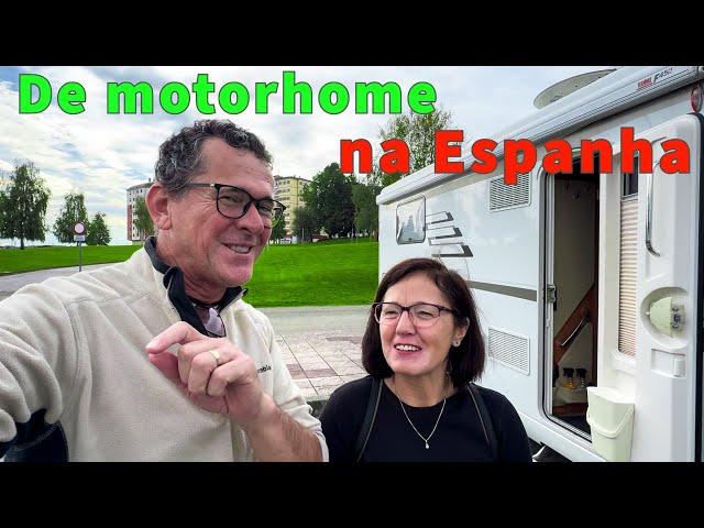 Fomos de motorhome para Espanha visitar um amigo.