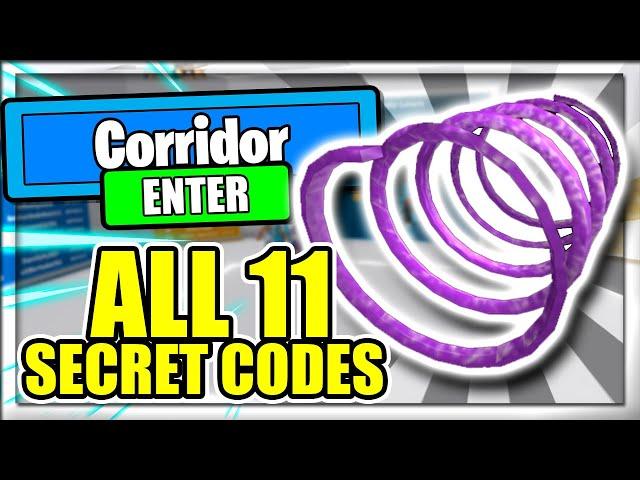 ALL *11* NEW SECRET OP CODES! Roblox Corridor Of Hell