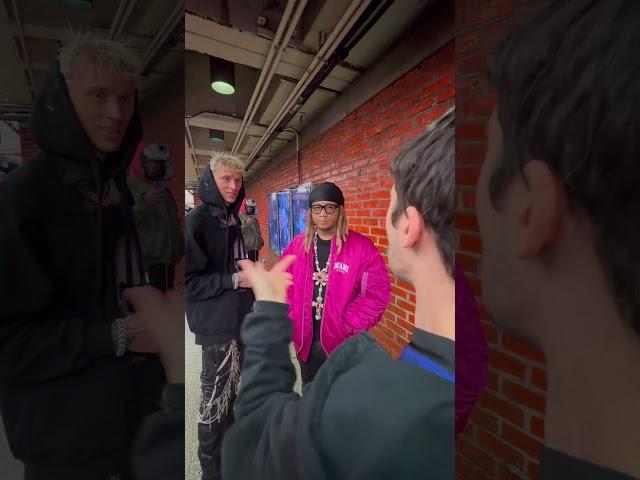 mgk and trippie redd were stanning for jojo siwa #machinegunkelly #trippieredd #jojosiwa