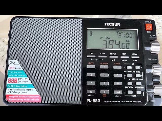 DXpedition to Calpe JM08AP: Andraitx NDB 384 kHz, Majorca, very weak daylight signal