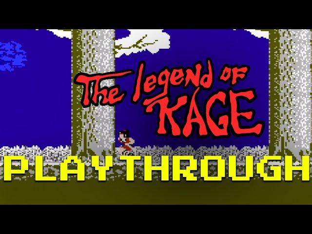 Let's Play The Legend of Kage NES (Stream) | twitch.tv/bitsandglory