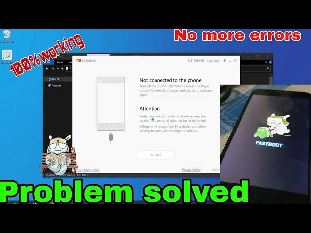 How To Fix Device Not Detecting In MI unlock Tool | Not connected to the phone mi unlock