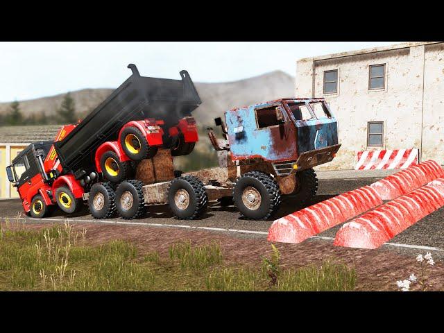 Trucks vs Speed Bumps #29 | BeamNG.DRIVE