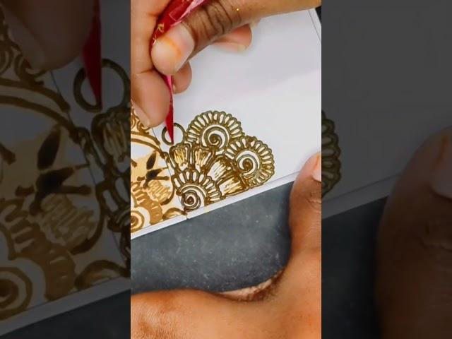 Learn mehndi design #diymehndi #viralvideo #henna #mehndidiy #diy #videos #videoshorts #shortvideo