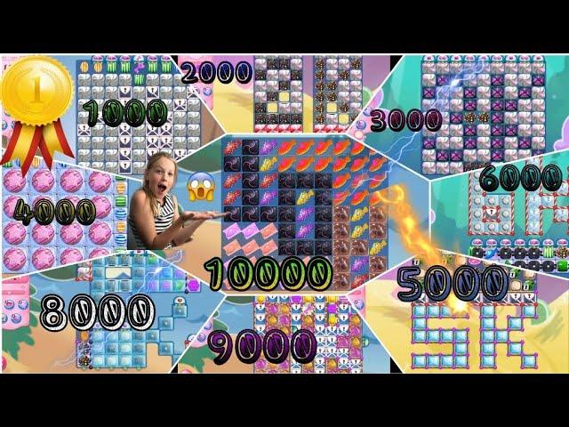 Every Level 1K 2K 3K 4K 5K 6K 7K 8K 9K 10K Candy crush saga | Candy crush saga All Levels